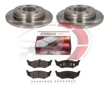 фото thumb №1, Dodge intrepid 1993-2004 диски + гальмівні колодки гальмівні зад + пластини
