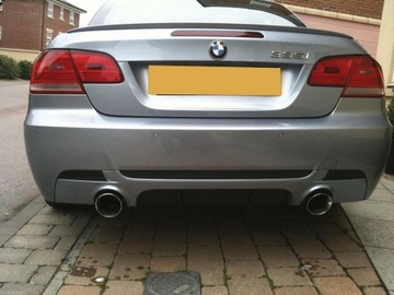 фото thumb №8, Диффузор do bmw 3 e92 e93 06-14 m design спарка одинарный выхлоп спойлер