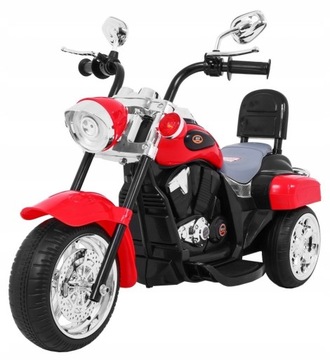 БОЛЬШОЙ ДЕТСКИЙ МОТОЦИКЛ, МОТОР HARLEY CHOPER НА АККУМУЛЯТОРЕ