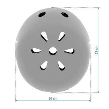 KASK NA ROWER DLA DZIECKA CHŁOPCA KIDWELL DZIECIECY SZARY 48 52 cm S
