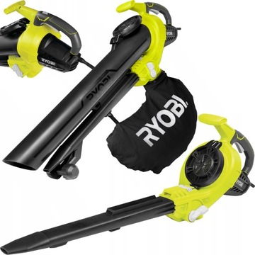 RYOBI ЭЛЕКТРИЧЕСКИЙ ПЫЛЕСОС С ВЕНТИЛЯТОРОМ 3000Вт 375км/ч 45л RBV3000CESV