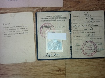 СТАРЫЕ ДОКУМЕНТЫ - РАЗРЕШЕНИЯ - Удостоверения личности + ДРУГОЕ - 1940-1975 гг.