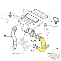 фото thumb №2, Шланг труба интеркулер alfa romeo fiat