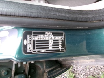 фото thumb №5, Капот кришка двигуна ford mondeo mk3 зелений металік код фарби 30 org,