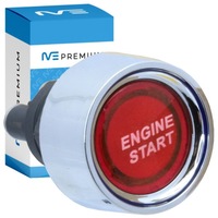 фото thumb №1, Кнопка стартер запуск стоп красный led универсальный monostabilny