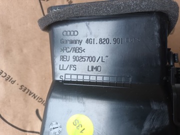 фото thumb №6, Решётка воздуховод левая audi a6 c7 4g рестайлинг 4g1820901e хром идеальная 28km