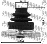 фото thumb №3, Захист пильник шарнір 1615-g463sa febest