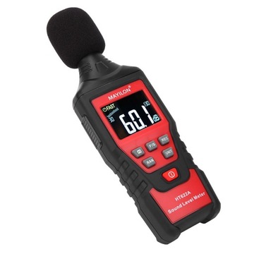 HT622A SONOMETR MIERNIK DECYBELI POZIOMU HAŁASU 30-130dBA