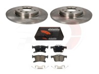 Купити Chrysler pacifica fwd 2017-2025 2x гальмівні диски + гальмівні колодки гальмівні задній + пластини, фото thumb