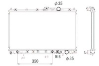 фото thumb №2, Nrf радиаторов двигателя mb660567 mb890506 mt2078 116