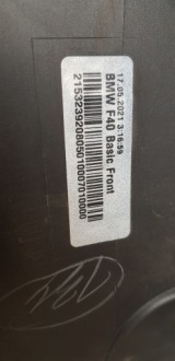 Bmw 1 f40 бампер передній 7459708 решітка середня в Україні, фото thumb