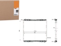 Радиатор воды nrf truck 519739 scania 4 nrf 519739 радиатор, система Оригинал, фото thumb