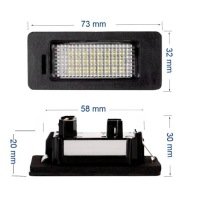 Фонари led подсветка номерного знака регистрационный bmw x1 x3 x4 x5 x6 1 2 3 4 5 Киев, фото thumb