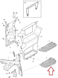 фото thumb №2, Підніжка нижній накладка поріг scania l p g r s 2017-