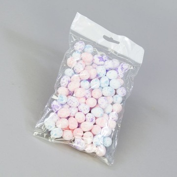 Jajka styropianowe nakrapiane 15x18mm/100sz 6kolor