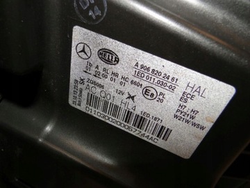 фото thumb №8, Mercedes sprinter w906 906 лампа правая h7 обычная