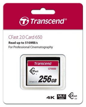 Transcend CFX650 CFast 2.0 256 ГБ