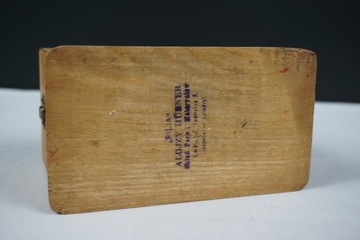 Львовская шкатулка Алоизы Хюбнера, карточная шкатулка, 1918 г.