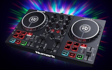 NUMARK PARTY MIX II MKII DJ КОНСОЛЬНЫЙ МИКШЕР СВЕТОДИОДНЫЙ КОНТРОЛЛЕР + НАУШНИКИ HF-125