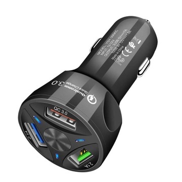 АВТОМОБИЛЬНОЕ ЗАРЯДНОЕ УСТРОЙСТВО QC БЫСТРАЯ ЗАРЯДКА 3.0 3X USB