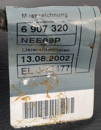 фото thumb №11, Підлокітник задня бардачок сидіння bmw 7 e65 6907320