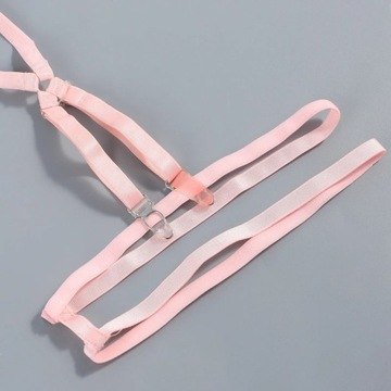 Эротический наряд PUSH UP бюстгальтер с подвязками SEKSI Сексуальный наряд S/M
