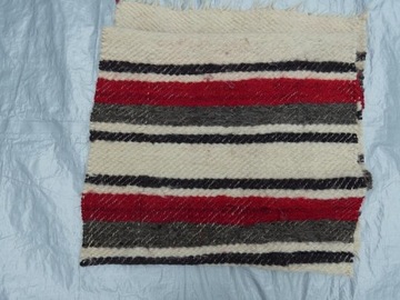 kilim RETRO wełna 75x211 cm chodnik NARZUTA długi wełniany koc