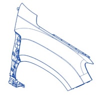 фото thumb №1, Крыло правый передний dacia duster ii