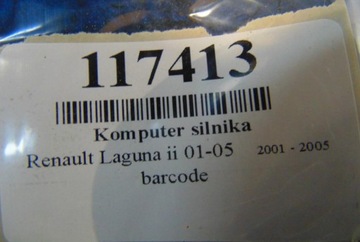 фото thumb №5, Renault laguna ii 1.9dci компьютер двигателя 0281011324