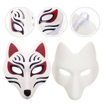 Маска животного Fox Cat Therian 2 шт.