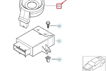 фото thumb №10, Антенна pierścieniowa bmw x5 e53 ews iii 6135 новая оригинальная 6964556