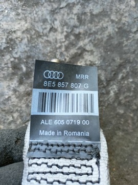 фото thumb №5, Audi a4 b6 b7 pas безпеки лівий зад 8e5857807g сірий swing