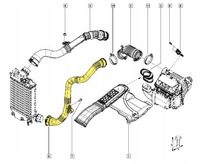 фото thumb №2, Turbo труба wąż renault talisman 1.5 144602443r