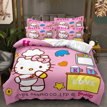 КОМПЛЕКТ ПОСТЕЛЬНОГО ПРИНАДЛЕЖНОСТИ, НАВУШКА 200х220 HELLO KITTY