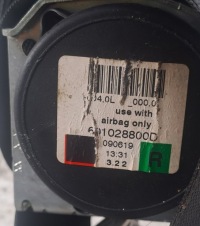 Mini cooper r56 13r ремень безопасности правая  перед 601028800d Цена, фото thumb