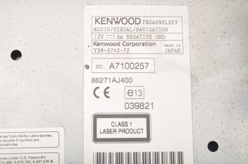 фото thumb №6, Subaru legacy v навігація dvd панель dekor