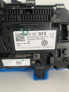 фото thumb №10, Vw arteon passat tiguan спідометр  3g0920324b 37668km