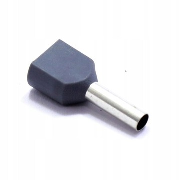 Tulejka izolowana kablowa podwójna 2,5mm 100 sztuk