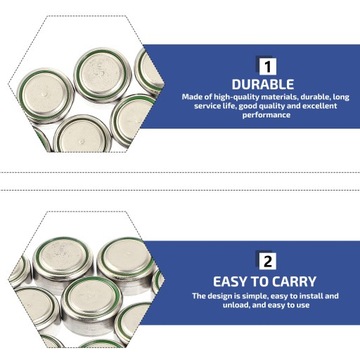 70Pcs AG13 Button Battery LR44 Coin Cell Battery