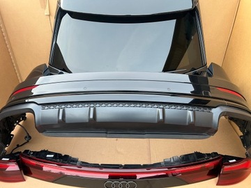 фото thumb №11, Audi q8 4m8 s-line рестайлинг комплектный зад лампы animacja бампер крышка выхлоп