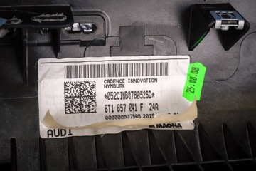 фото thumb №10, Панель роздавальна консоль audi a5 s5 rs5 8t 8t1857003c 8t1857041f 24a