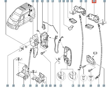 фото thumb №14, Замок двері зад верхній trafic iii vivaro b talnnto