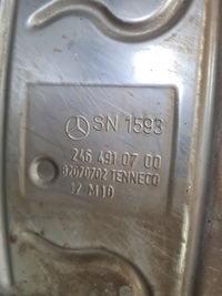 фото thumb №6, Mercedes b-klasa w246 труба выхлопная гаситель 2464910700