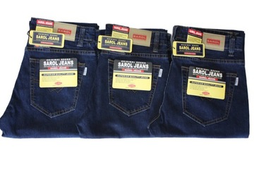 SPODNIE MĘSKIE SAROL JEANS W45 L30 PAS 118-120