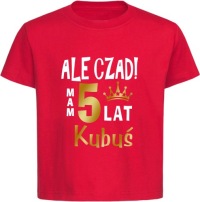 Футболка But Chad I'm 5 years old, NAME, mix colors r. 128