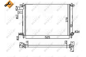 фото thumb №14, Радіаторів двигуна nrf 54667 1001859