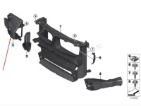 Bmw x5 f85 радіатор права m канал повітря 51748056320 8056320 2015 Ціна, фото thumb