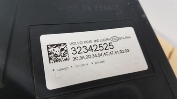 фото thumb №8, Лампа перед правая volvo xc40 ii полный led 17- 32342525