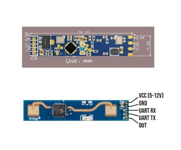 Радарный датчик движения LD2410, модуль радара Arduino