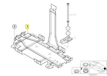 фото thumb №7, Основа pod акумулятор bmw e46 316 318 320 323 325 328 330